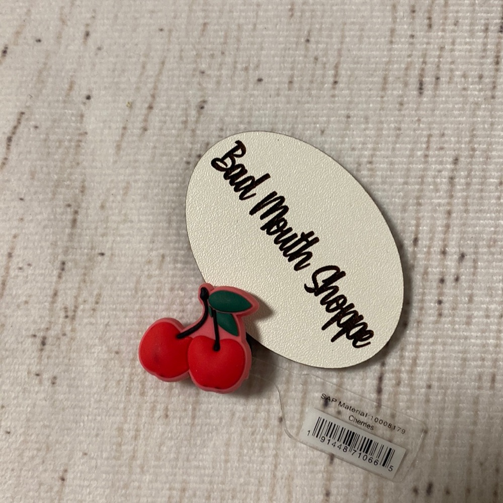 NWT Crocs Charm Jibbitz CHERRIES Food & Drink
